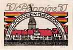 Germany 50 Pfennig Banknote, Schoppenstedt, Texte, 1921 UNC(63) Mehl:1199.1a -