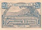 Austria 20 Heller Banknote, Stein a/d Donau, 20 Heller paysage, 1920 UNC(63) Mehl:1015I.2 -