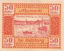 Austria 50 Heller Banknote, Salzburg, voilier, UNC(63) Mehl:FS 660a -