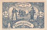 Austria 20 Heller Banknote, Baumgarten, personnage, 1921 UNC(63) Mehl:FS 78a -