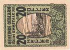 Austria 20 Heller Banknote, Oeblarn, paysage, 1920 UNC(63) Mehl:FS 700IIa -