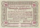 Austria 20 Heller Banknote, Aistersheim, Eglise, 1921 UNC(63) Mehl:FS 15a -