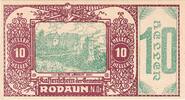 Austria 10 Heller Banknote, Rodaun, château, Mehl:FS 840IIa -