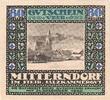 Austria 80 Heller Banknote, Mitterndorf, Eglise, UNC(63) Mehl:FS621IIa1 -