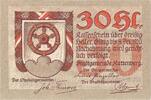 Austria 30 Heller Banknote, Rattenberg, Blason, 1920 UNC(63) Mehl:FS 821I -