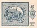 Austria 50 Heller Banknote, St Nikola, Eglise, 1920 UNC(63) Mehl:FS 914Ib -