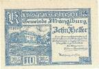 Austria 10 Heller Banknote, Manglburg, ferme, Mehl:FS 288 -