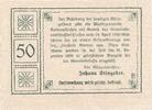 Austria 50 Heller Banknote, Gallneukirchen, 50 Heller people 1920 UNC( 63) Mehl:FS 218a -