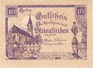 Austria 10 Heller Banknote, Steinakirchen, Eglise 1922 UNC(63) Mehl:FS 1017IIa -