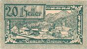 Austria 20 Heller Banknote, Grünau, village, 1920 UNC(63) Mehl:FS 300b -