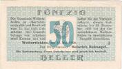Austria 50 Heller Banknote, Weitersfelden 50 Heller paysage 1920 AU(55-58) Mehl:FS 1164a -