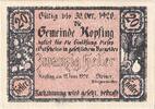 Austria 20 Heller Banknote, Kopfing, Texte, 1920 UNC(63), Mehl:FS 465a -