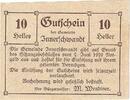Austria 10 Heller Banknote, Innerschwandt, école, Mehl:FS 408 -