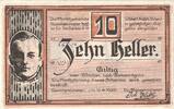 Austria 10 Heller Banknote, Aurolzmunster, Eglise, 1920 UNC(63) Mehl:FS 69a -