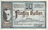Austria 50 Heller Banknote, Aurolzmunster, château, 1920 UNC(63) Mehl:FS 69a -
