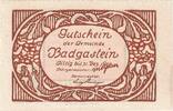 Austria 30 Heller Banknote, Bad Gastein, montagne, 1920 UNC(63) Mehl:FS 75Ia -