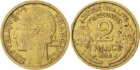 France 2 Francs Coin, Morlon, Aluminum-Bronze, KM:886 -