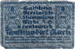 Germany 500 Mark Lautawerker, 1922-10-10, Aluminum, Grabowski:503 -
