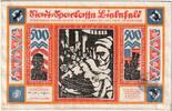 Germany 500 Mark Bielefeld, 1923-07-01, Linen, Grabowski:74a -