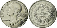 France 5 Francs Coin, Marianne du nouveau franc, Paris -