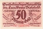 Germany 50 PFENNIG-GOLD Bielefeld, 1923-11-28 -