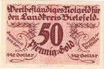 Germany 50 PFENNIG-GOLD Bielefeld, 1923-11-28 -