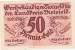 Germany 50 PFENNIG-GOLD Bielefeld, 1923-11-28 -