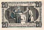 Germany 20 Milliarden Mark Bielefeld, 1923-10-25 -
