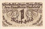 Germany 1 Mark Gold Bielefeld, 1923-11-28 -