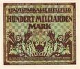 Germany 100 Milliarden Mark Bielefeld, 1923-02-15, Grabowski:88 -