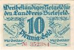 Germany 10 Goldpfenning Bielefeld, 1923-11-28 -