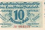 Germany 10 Goldpfenning Bielefeld, 1923-11-28 -