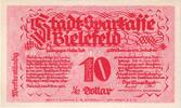 Germany 10 Goldpfennig Bielefeld, 1923-11-08, Grabowski:94 -