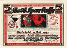 Germany 5 Mark Bielefeld, 1921-07-15, Grabowski:103.12 -