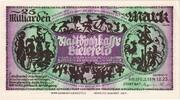25 Milliarden Mark 1923 Deutschland Bielefeld, 1923-02-01, UNZ- UNZ-