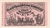 10 Millionen Mark 1923 Deutschland Bielefeld, 1923-08-11, UNZ- UNZ-