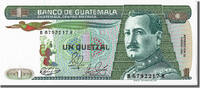 Guatemala 1 Quetzal Banknote, 1989-01-04 -