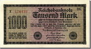 Germany 1000 Mark Banknote, 1922-09-15 -