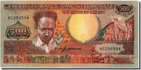 Suriname 500 Gulden Banknote, 1988-01-09 -