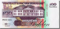 Suriname 100 Gulden Banknote, 1998-02-10 -