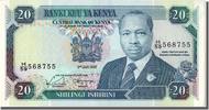 Kenya 20 Shillings Banknote, 1992-01-02 -