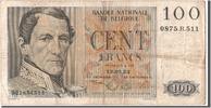 Belgium 100 Francs Banknote, 1952-09-12 -