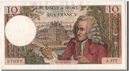 France 10 Francs Banknote, 10 F 1963-1973 ''Voltaire'', 1967-12-07 -