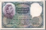 Spain 50 Pesetas Banknote, 1931-04-25 -