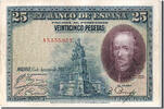 Spain 25 Pesetas Banknote, 1928-08-15 -