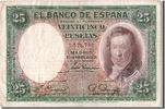 Spain 25 Pesetas Banknote, 1931-04-25 -