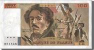 France 100 Francs Banknote, 100 F 1978-1995 ''Delacroix'' -