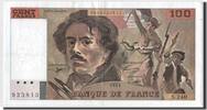 France 100 Francs Banknote, 100 F 1978-1995 ''Delacroix'' -