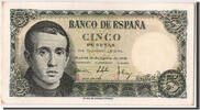 Spain 5 Pesetas Banknote, 1951-08-16 -