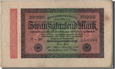 Germany 20,000 Mark Banknote, 1923-02-20 -